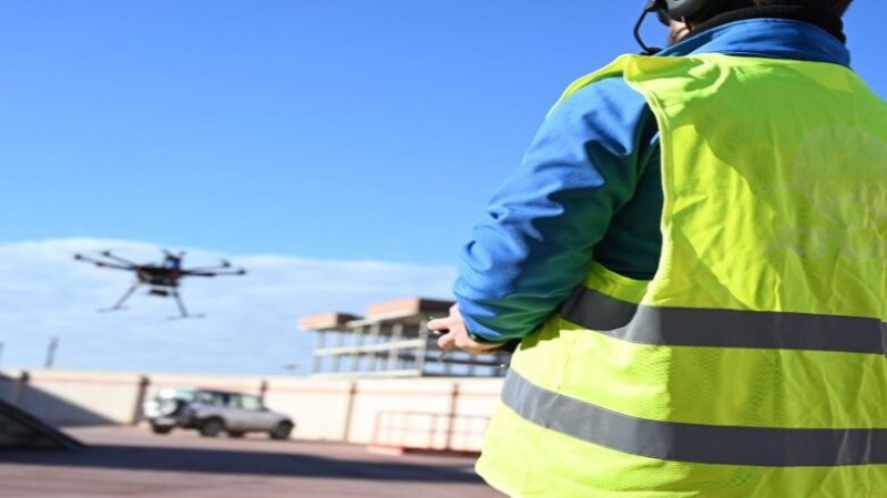 TRACE project validates drones’ positioning with EGNOS smart beacon