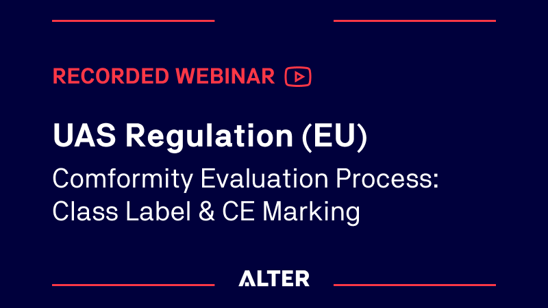 UAS Regulation (EU) 2019/945 Conformity Evaluation Process